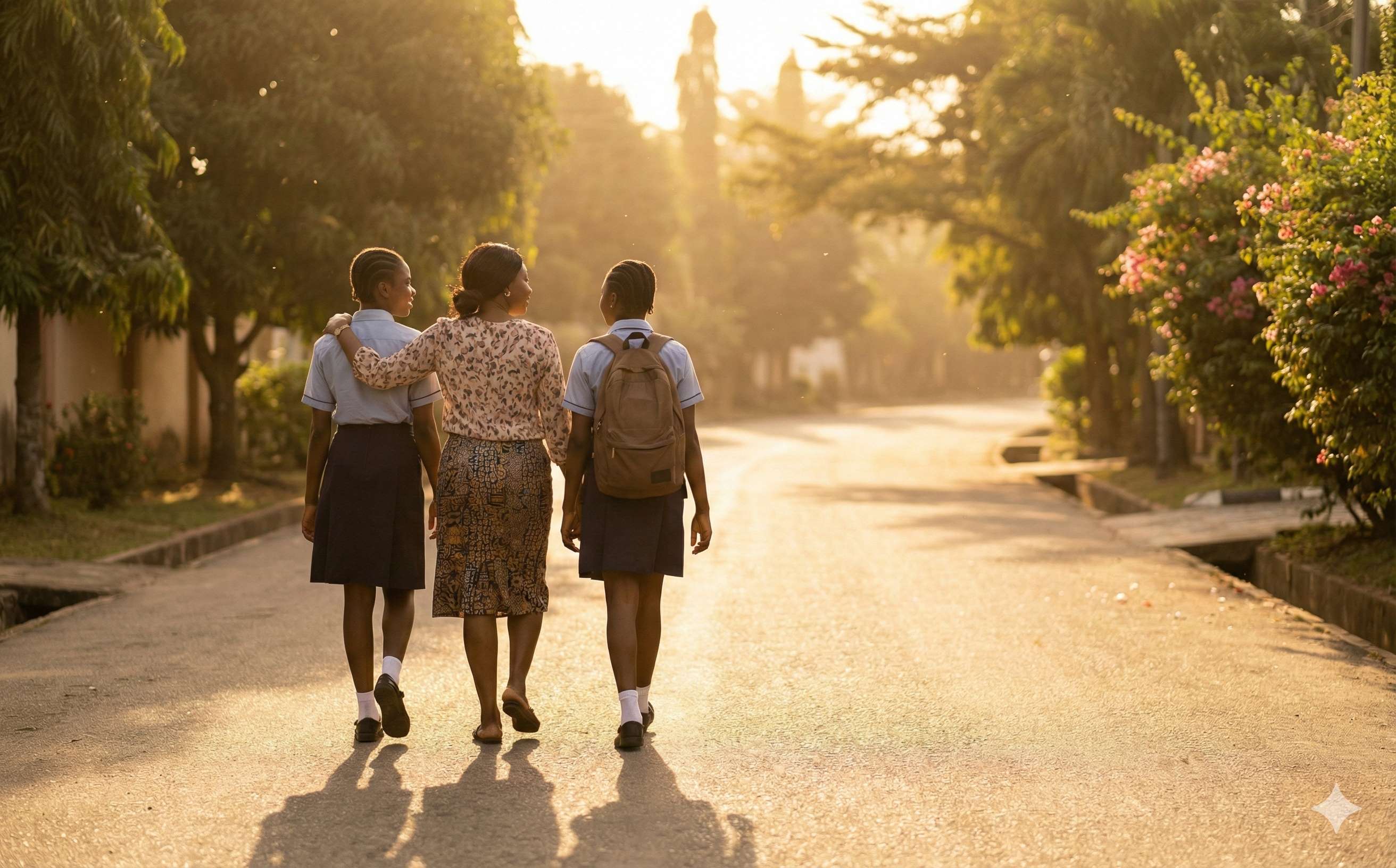 Hopeful parent-teen moment